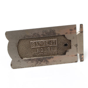 Sargent Side Rabbet Plane No. 81 - ENGLAND, WALES, SCOTLAND ONLY