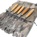 SOLD - 5x Herring Carving Tool Set - Boxwood