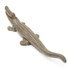 Old Large Brass Crocodile Nutcracker