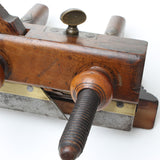 SOLD - Varvill Wooden Screw Stem Plough Plane (Beech, Boxwood)