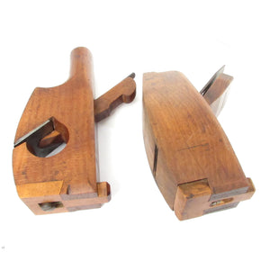 2x Wooden Compass Planes - OldTools.co.uk